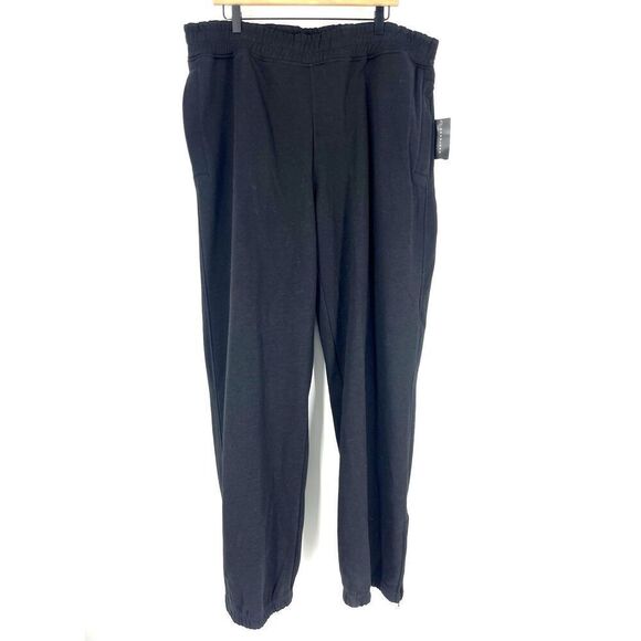 Sean John Sweatpants Size XXL 40x34 Mens Black Jogger Pull On Streetwear Hip Hop - Picture 1 of 10